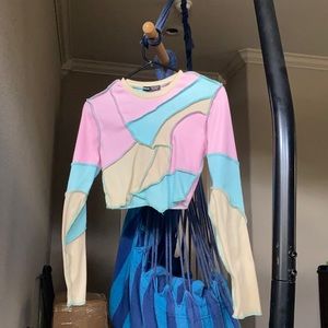 crop top shein shirt